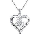 Silver  Love Heart Necklace