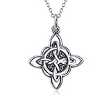 Celtic Knot Love Heart Pendant Necklace