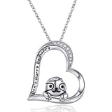925 Sterling Silver Sloth Pendant Necklace Women Jewelry Gifts for Sloth Lover
