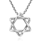 Silver Star of David necklace Pendants