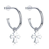 925 Sterling Silver Half Hoop Earrings for Women Jewellery Gifts for Ladies