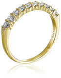 1/2 cttw Diamond Wedding Band 14K White or Yellow Gold Sizes 4.5 to 10