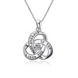  Silver Celtic Knot Necklace 