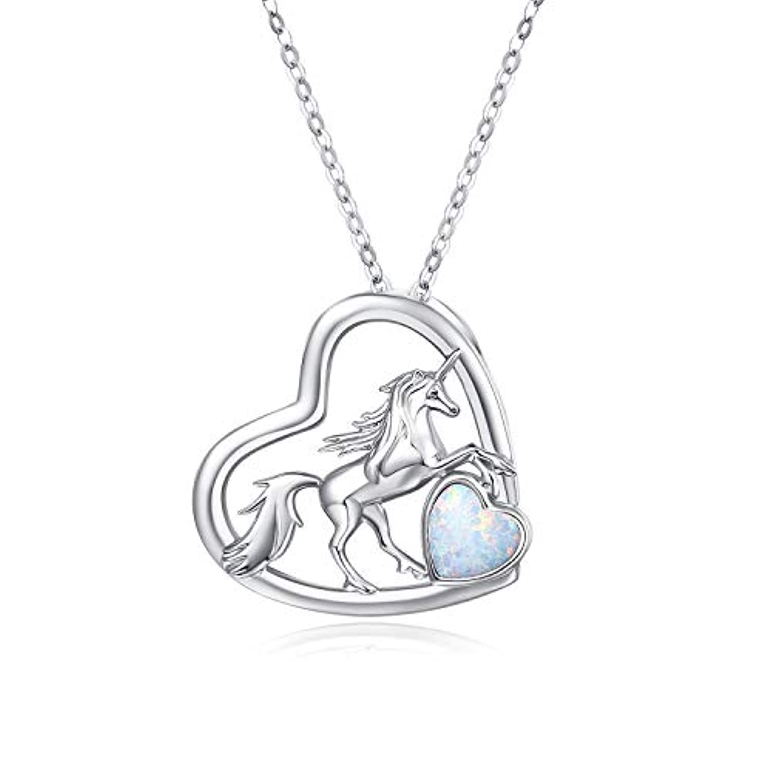 Silver Horse Necklace 