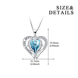 Sterling Silver Heart Necklace Engraved