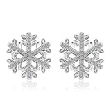 Snowflake Stud Earrings 