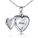 Urn Pendant Necklace Forever in My Heart Mom Cremation Jewelry
