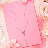 925 Sterling Silver Butterfly  Pendant Necklace for Women Teen Girls Birthday Gifts Jewelry