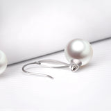 Fresh Water Pearl Earrings Women Girl Gift Design S 925 Stamped Earrings