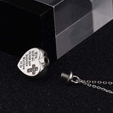 925 Sterling Silver Heart Urn Pendant Memorial Necklace - Ashes Keepsake Cremation Jewelry