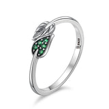 Green Leaf Dancing Ring