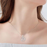 925 Sterling Silver Eye of Horus Necklace Evil Eye Pendant Necklace Jewelry Gifts for Women