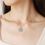 Celtic knot Tree of Life  Necklace 925 Sterling Silver Jewelry Necklace for Women/Girlfriend/Teens