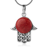 Red Bamboo Color Amulet Pendant