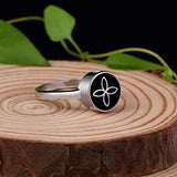 Celtic Knot Circle Cremation Urn Ring Hold Loved Ones Ashes for Women Finger Ring Memorial Jewelry
