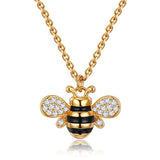 Honey Bee Pendant Necklace 