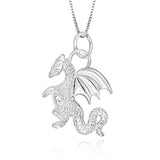  3D Dragon Pendant Necklace