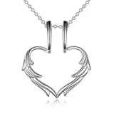 Silver Angel Wing Necklace Pendant