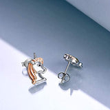 Unicorn Gifts 925 Sterling Silver Unicorn Stud Earrings for Women Girls