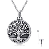 Silver Tree of Life Cremation Necklace