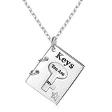 BFF Matching Book Pendant Necklace