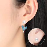  Silver Pearl Hypoallergenic  Earrings