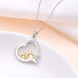 925 Sterling Silver Ladybug Pendant Necklace Jewelry for Women