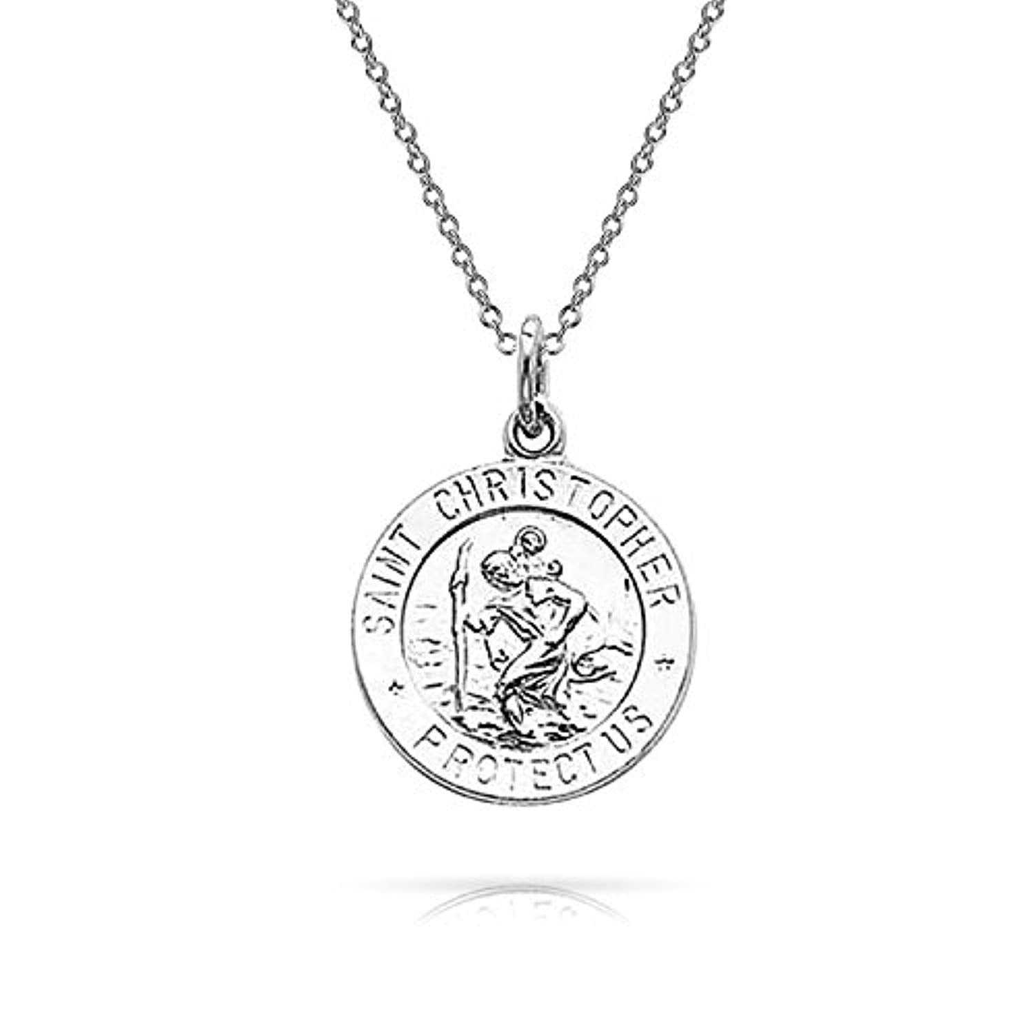 Sterling Silver St Christopher Necklace | A Touch of Silver
