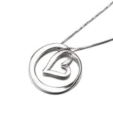 Always My Sister Forever My Friend S925 Sterling Silver  Love Heart Pendant Necklace