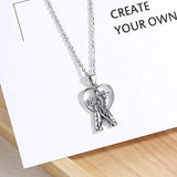 Cat Necklace for Women and Girls 925 Sterling Silver Lovely Cat Lovers Pendant