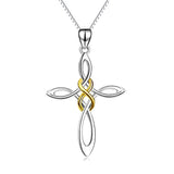 Celtic Knot Cross Necklace