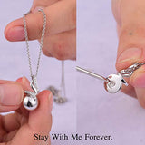 925 Sterling Silver Cremation Memorial Jewelry Heart Keepsake Urn Necklace for Ashes
