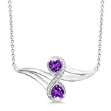 Heart Infinity Pendant Necklace