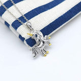 925 Sterling Silver Unicorn Pendant Necklace Rings Gifts for Girls Women