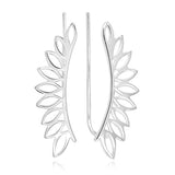 Angel Wing Ear Pin Crawler Earrings