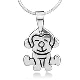 Monkey Cartoon Animal Pendant Necklace