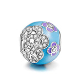 Blue and Purple Zirconia Charms 