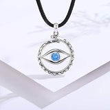S925 Sterling Silver Evil Eye Pendant Jewelry Third Eye Necklace Snake Necklaces