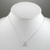 Sterling Silver Celtic Trinity Knot Triquetra Triskelion Trikele Flora Design Pendant Necklace 18”