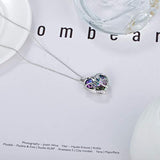 S925 Sterling Silver Mom Pendant Necklace Jewelry Gifts for Women Mom Mother Grandma Birthday