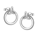 Celtic Knot Circle Earrings