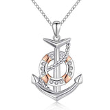  Silver Anchor Sailor Pendant