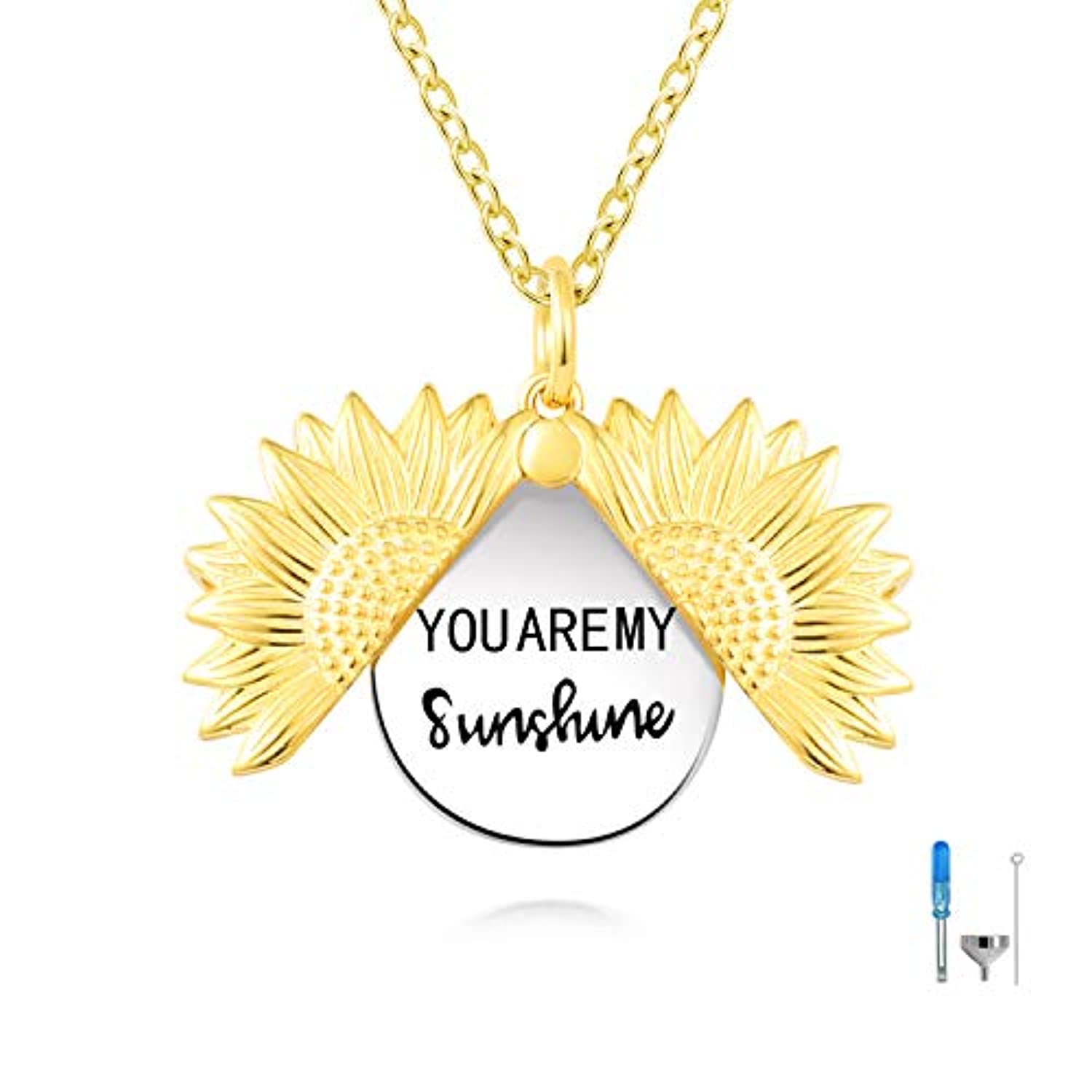 Buy SANNIDHI® Necklace for Girls Stitch You are My Sunshine Necklace &  Greeting Card, Titanium Steel Lovely Stitch Necklace Jewelry Gift for  Daughter, Sister, Girlfriend Birthday - Silver at Amazon.in