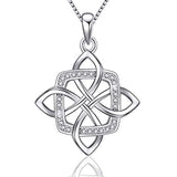 Silver Celtic Knot Necklace