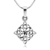 Celtic Knot Symbol Square Pendant 