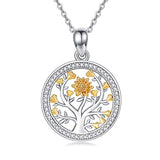 Silver Tree Of Life Necklace Pendant Necklace
