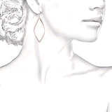 14K Gold Plated Infinity Sterling Silver Post Hoop Earrings for Women