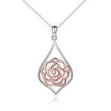 Rose Pendant Necklace 