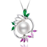 Freshwater Cultured White Pearl Pendant Necklace