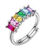 adjustable ring Rainbow Jewelry